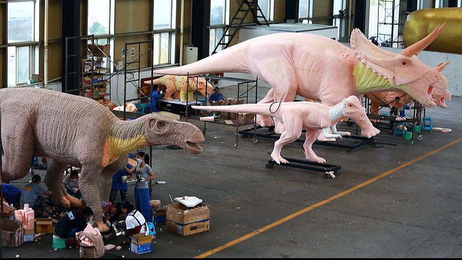 China's dinosaur replica makers worry about trade war with US | China News | Al Jazeera
