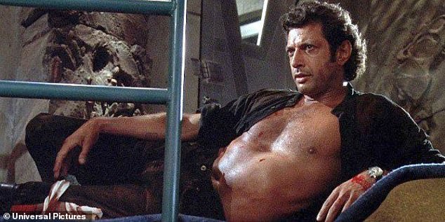 Back again: Jeff Goldblum is set to return to the dinosaur franchise as Dr. Ian Malcolm for the fourth time and he 'can't wait' to get started [pictured in Jurassic Park]