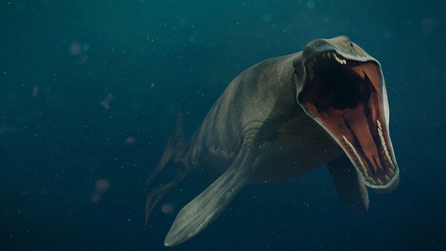 An artist's impression of a Mosasaurus. (Image credit: dotted zebra / Alamy Stock Photo)