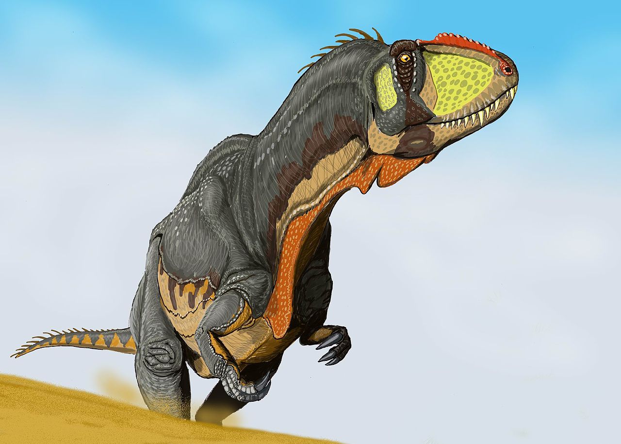 Artist's impression of Yangchuanosaurus shangyouensis