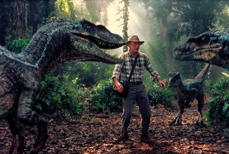 Jurassic Park 3: Sam Neill vs raptors