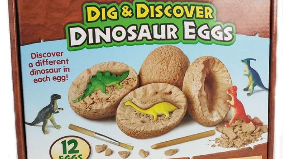 New Digable Dinosaur Egg Toys Are Perfect For Your Little Paleontologist