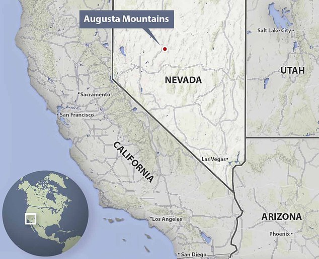 Sander found the remains of Martina at an excavation site in the Augusta Mountains, 150 miles (241 kilometers) east of Reno