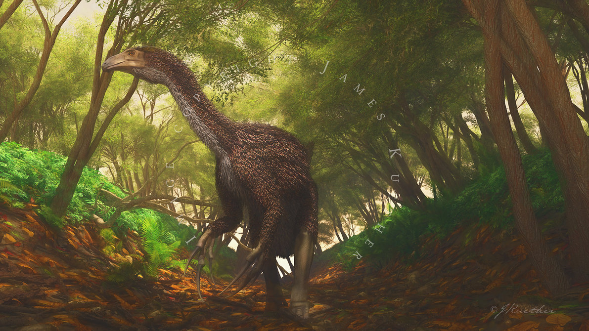 Therizinosaurus by PaleoGuy on DeviantArt